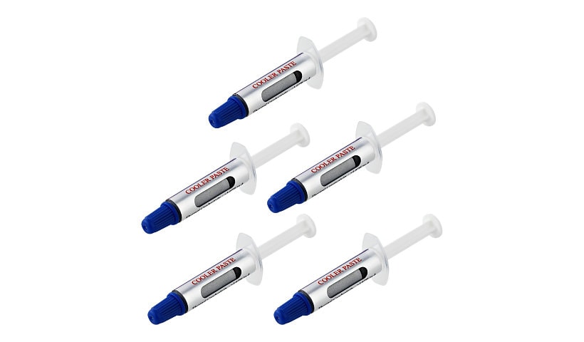StarTech.com Thermal CPU Paste, Metal Oxide Compound, 5pack Resealable