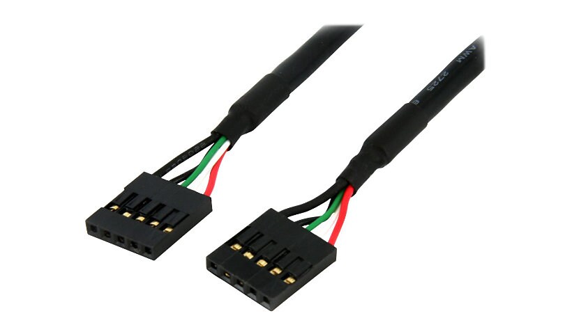 StarTech.com 12in Internal 5 pin USB IDC Motherboard Header Cable F/F