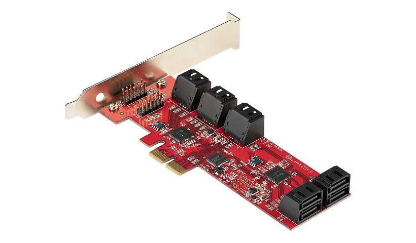 SATA PCIe Card, 10 Ports SATA Expansion Card, 6Gbps PCI Express SATA Card
