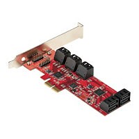 SATA PCIe Card, 10 Ports SATA Expansion Card, 6Gbps PCI Express SATA Card