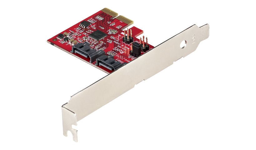 StarTech.com SATA PCIe Card, 2 Port PCIe SATA Expansion Card, 6Gbps SATA, PCI Express to SATA Adapter, SATA RAID, PCIe