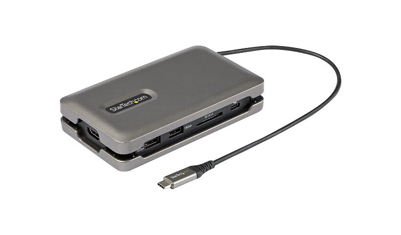 StarTech.com USB C Multiport Adapter, 4K 60Hz HDMI, 10Gbps USB Hub, 100W PD