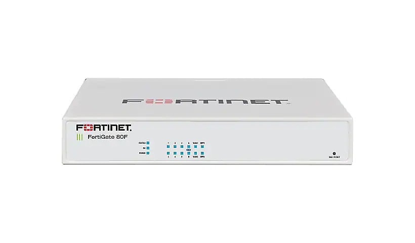 Fortinet FortiWiFi 80F-2R-3G4G-DSL - security appliance - Wi-Fi 6, Bluetooth - with 1 year 24x7 FortiCare Support + 1