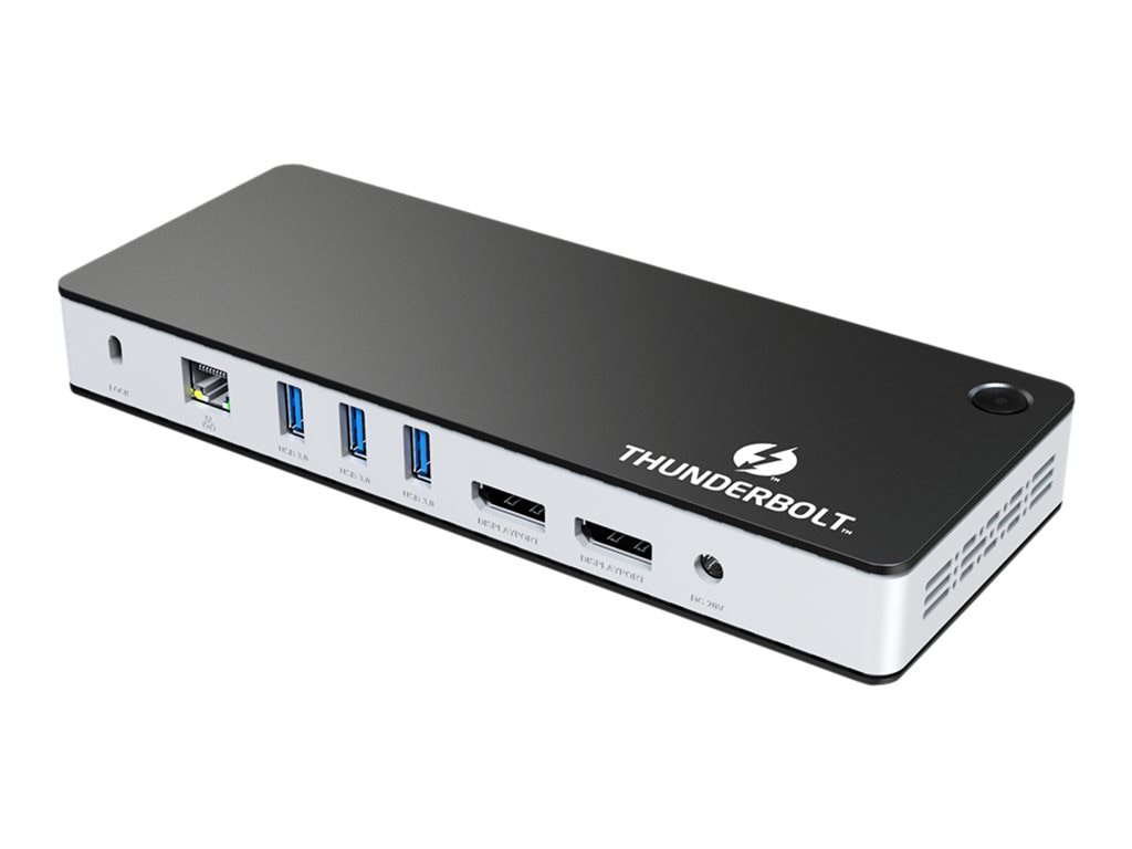 4XEM Titan USB-C Dual 4K DisplayPort - docking station - Thunderbolt 3 - 2 x DP - GigE