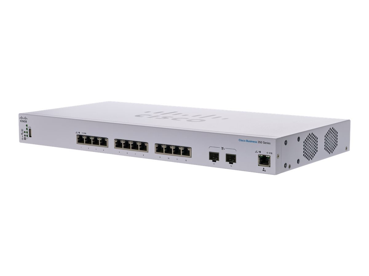 Cisco Business 350 Series CBS350-12XT - switch - 12 ports - managed - rack-mountable