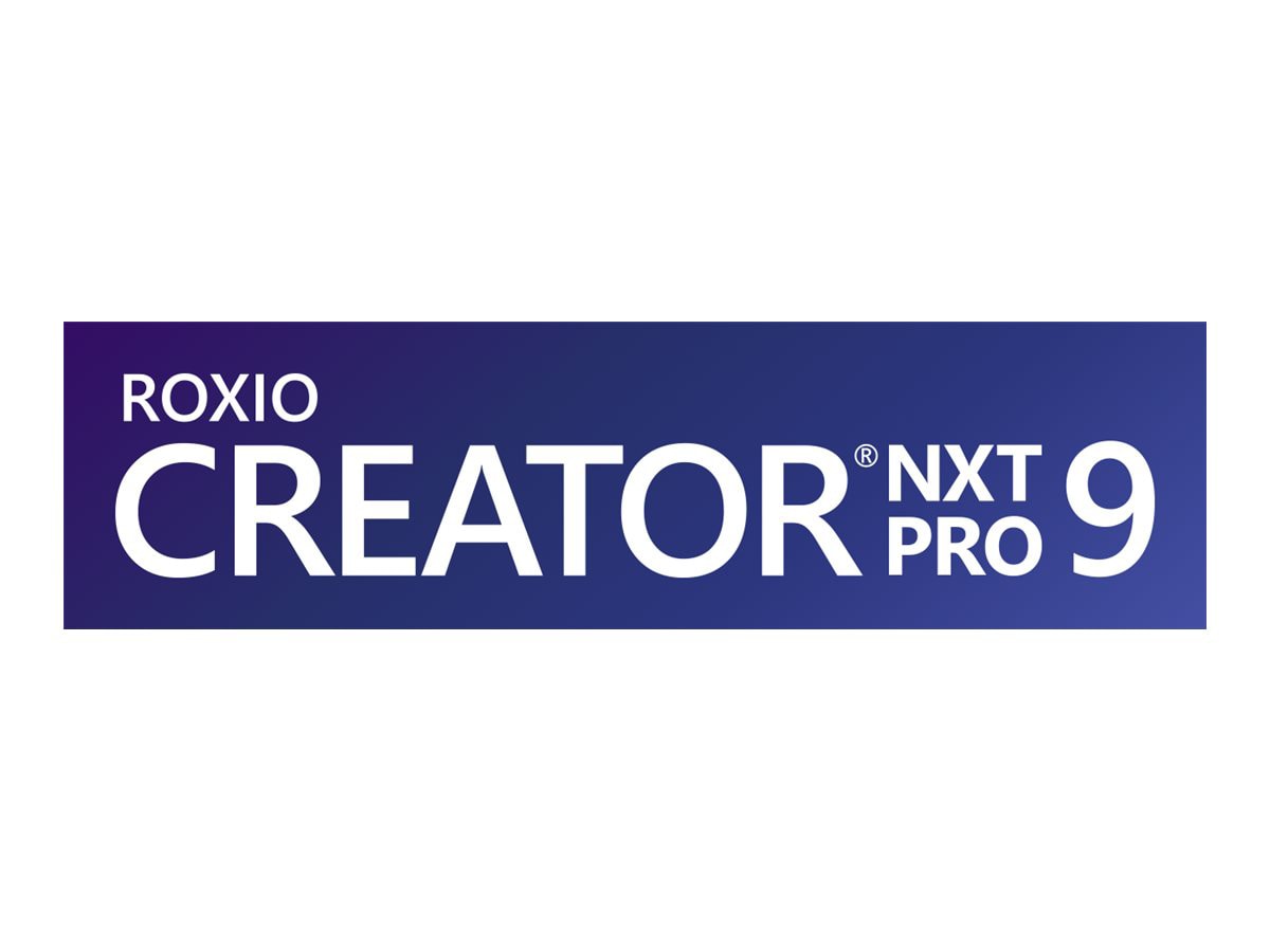Roxio Creator NXT Pro (v. 9) - license - 1 user