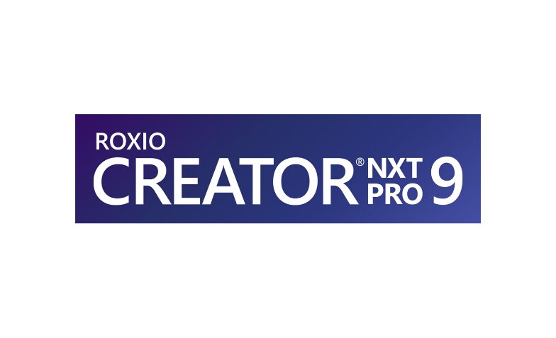 Roxio Creator NXT Pro (v. 9) - license - 1 user - ESDRCRNXT9PROML