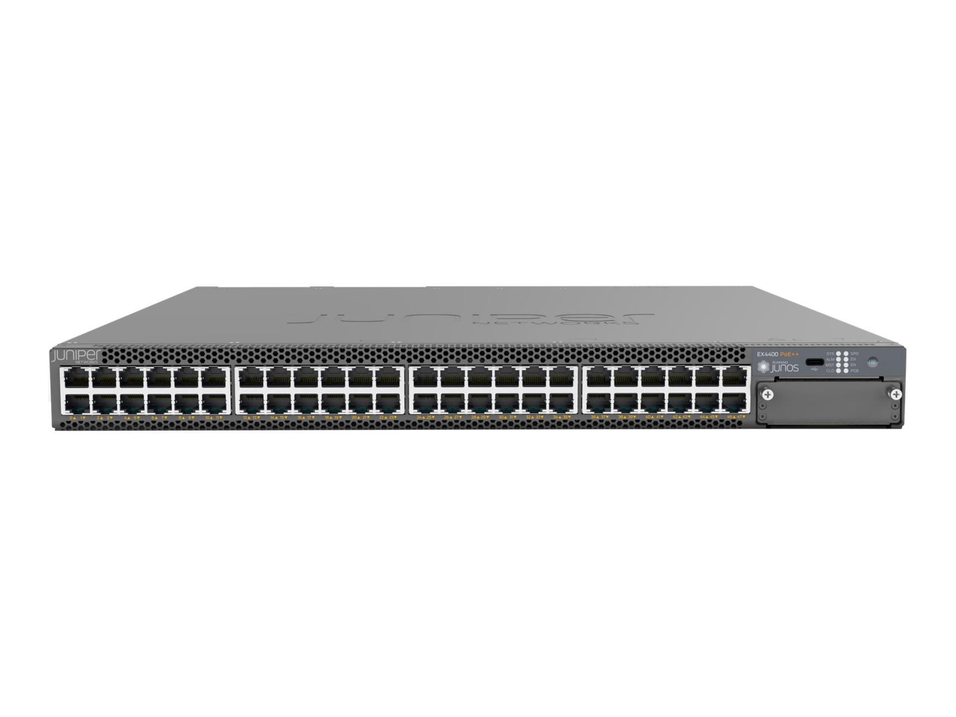 Juniper Networks EX Series EX4400-48P - switch - 48 ports - managed - rack-mountable - E-Rate program