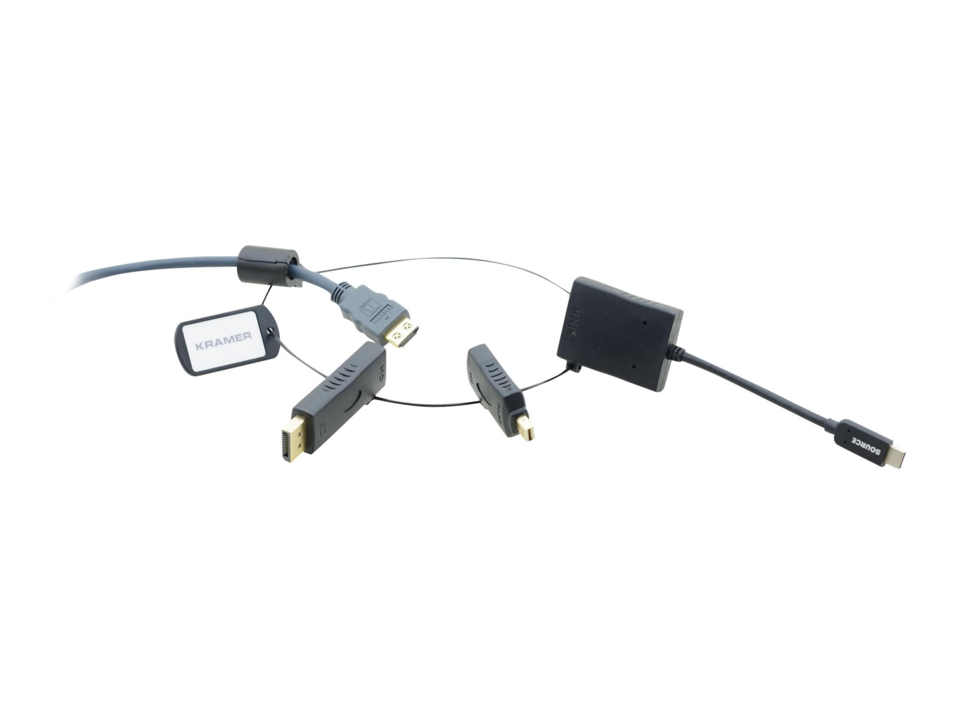 Kramer AD-RING-6 - Kit d'adaptateur vidéo / audio - DisplayPort / HDMI
