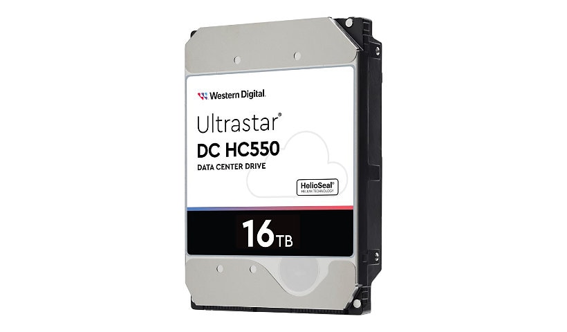 WD Ultrastar DC HC550 WUH721816ALE6L4 - hard drive - 16 TB - SATA 6Gb/s