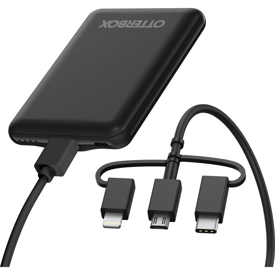 OtterBox Mobile Charging Kit Standard 5,000 mAH 3-in-1 Cable
