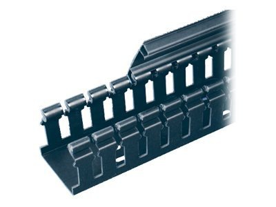 PANDUIT BLOTTED HINGED DUCT 6FT BLK