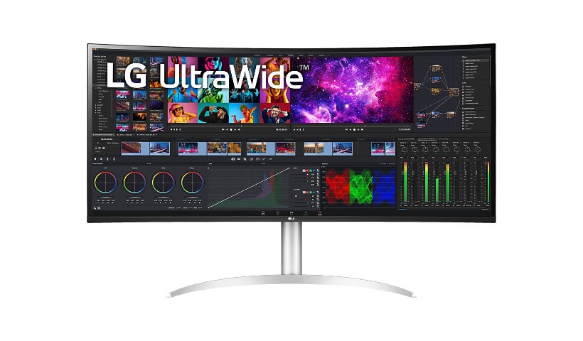 LG 40WP95C-W - écran LED - incurvé - 39.7" - HDR