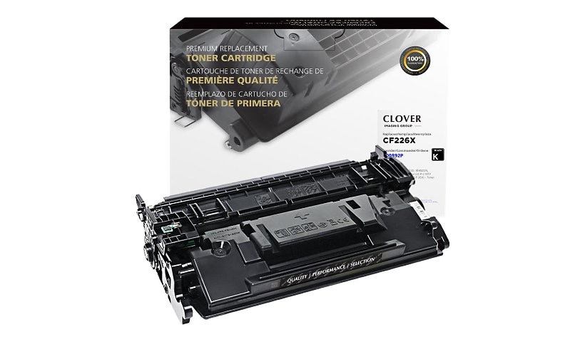 Clover Imaging Group - à rendement élevé - noir - compatible - remanufacturé - cartouche de toner (alternative pour : HP 26X, HP