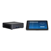 Logitech Tap IP + Intel NUC for Zoom Rooms (no AV) - video conferencing device - with Intel NUC for Zoom Rooms (no AV)