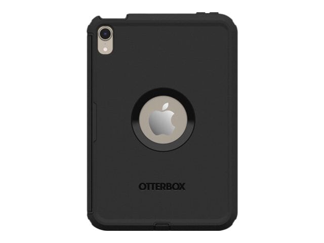 OtterBox Defender Carrying Case (Holster) Apple iPad mini (6th Generation) Tablet, Apple Pencil - Black