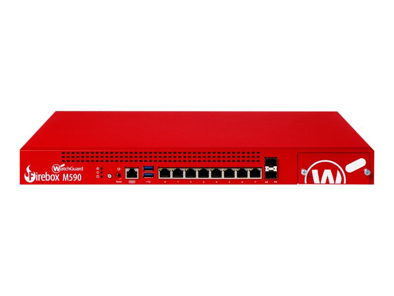 WatchGuard Firebox M590 - security appliance - with 1 year Total Security S