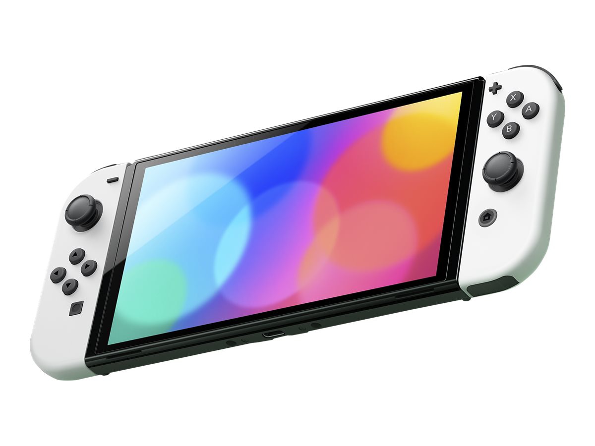 Nintendo Switch OLED - game console - black, white - HEGSKAAAA