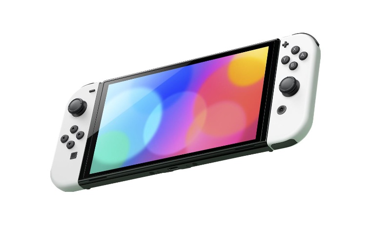 Nintendo Switch OLED - game console - white, black - HEGSKAAAA
