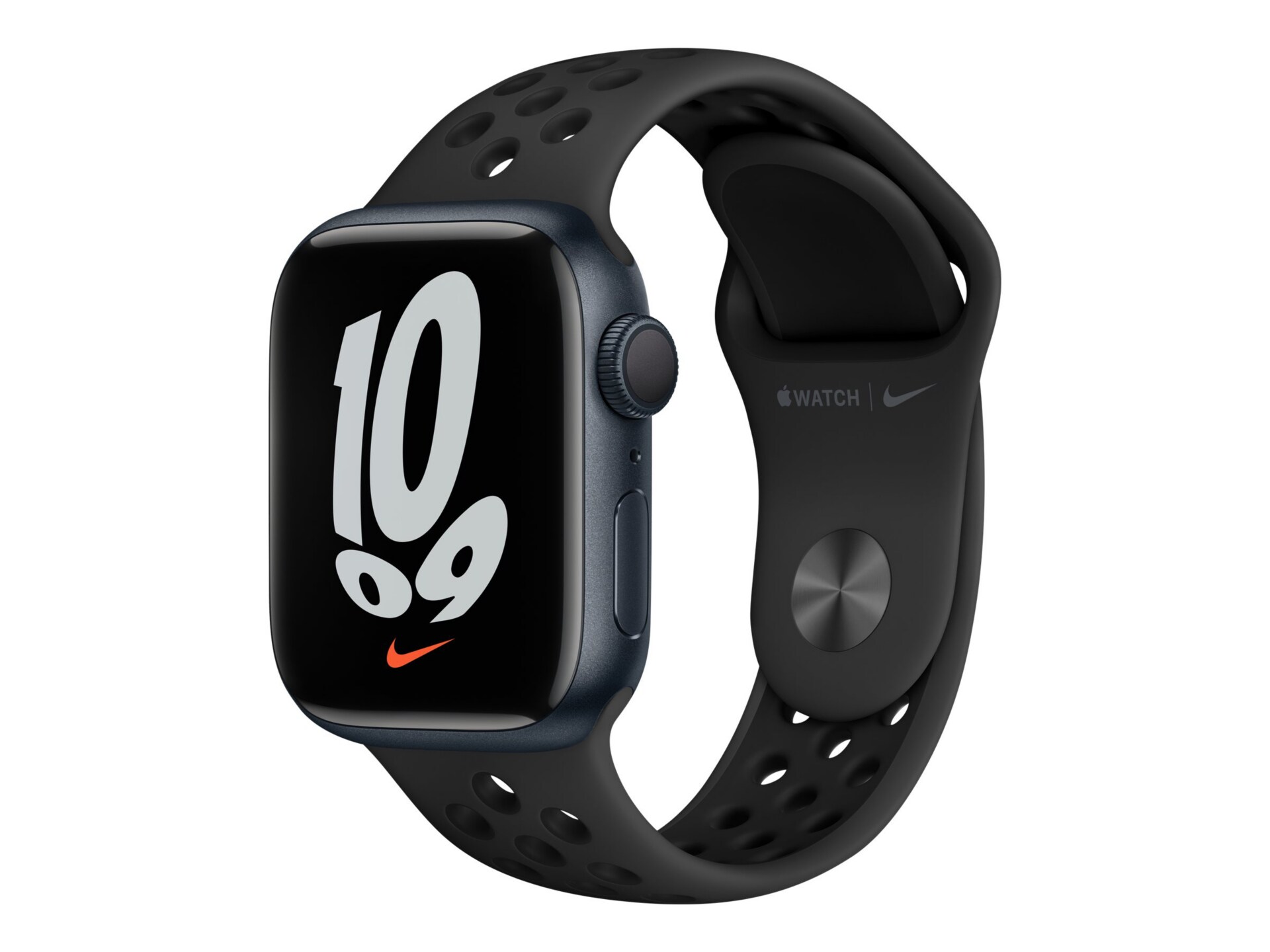 Apple Watch Nike Series 7 (GPS) - midnight aluminum - smart watch with Nike