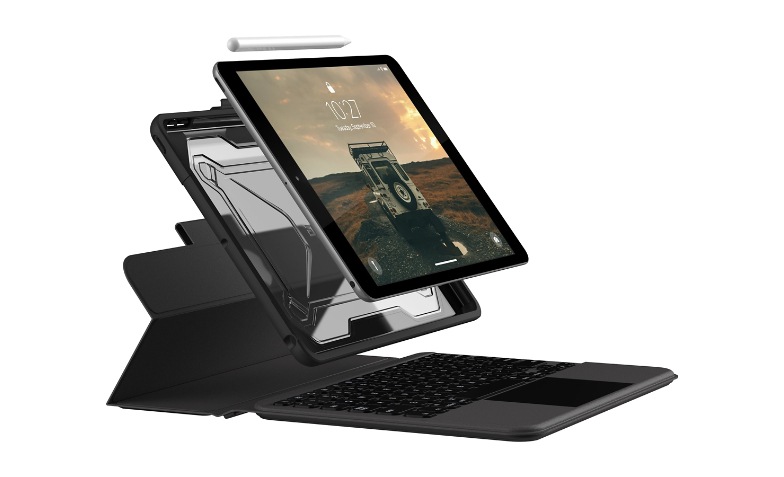 UAG Bluetoothキーボードトラックパッド付きiPad 10.2インチ UAG Rugged Bluetooth Keyboard Case with Trackpad for iPad 10.2
