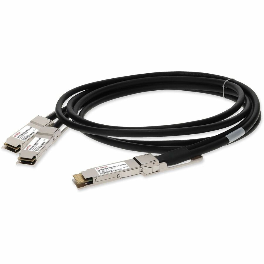 Proline MSA Compliant 400GBase-CU QSFP-DD 400G to 2xQSFP56 200G PAM-4 Direc