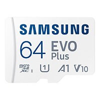 Samsung EVO Plus MB-MC64KA - flash memory card - 64 GB - microSDXC UHS-I