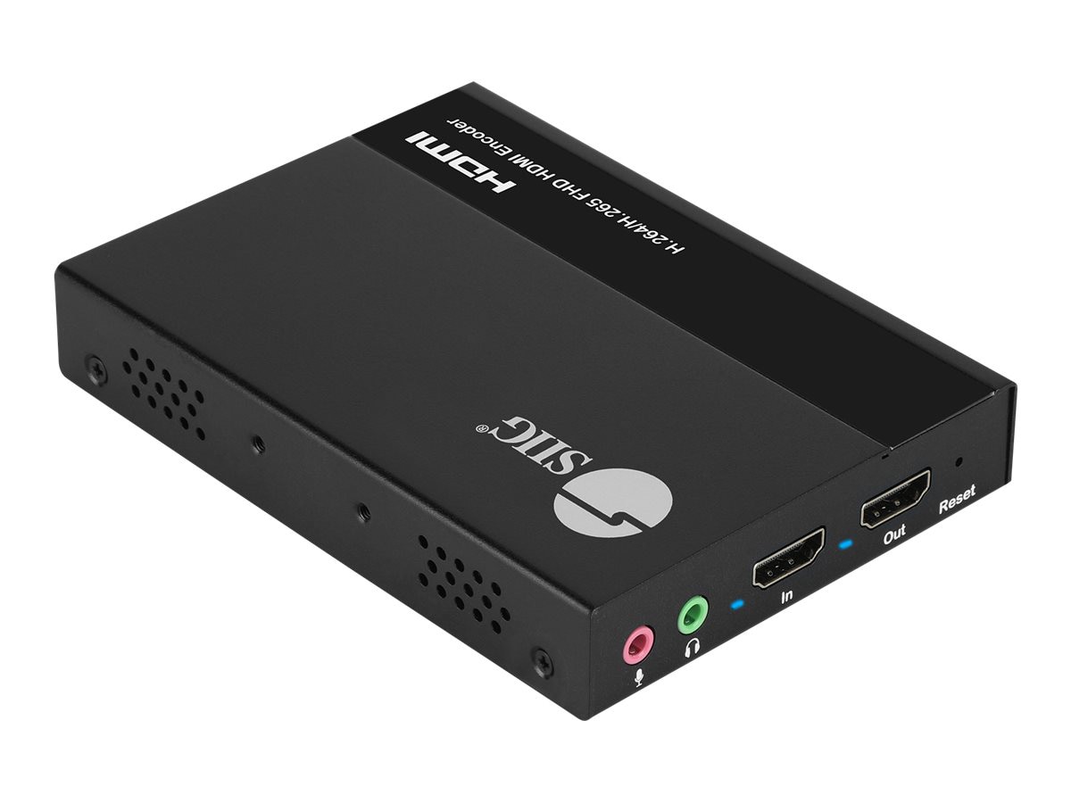 SIIG HDMI Video H.264 H.265 IPTV Encoder with loopout audio/video over IP encoder
