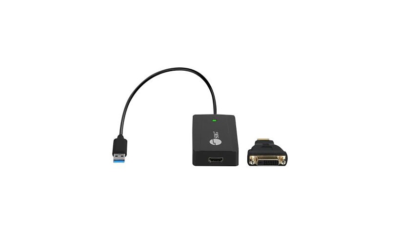 SIIG USB 3.0 to HDMI/DVI Video Adapter Pro - video adapter kit - HDMI / DVI / USB