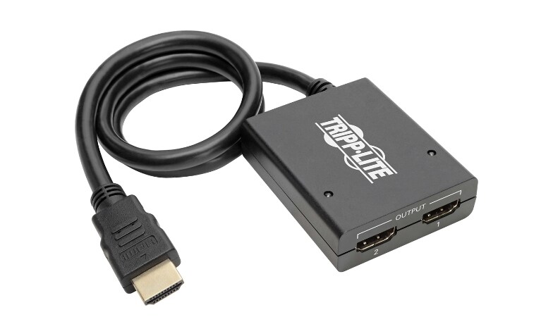 Forløber buffet Lada Tripp Lite 2-Port HDMI Splitter - UHD 4K, International AC Adapter -  video/audio splitter - 2 ports - B118-002-UHDINT - Audio Equipment - CDW.com