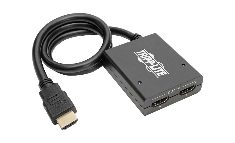  HDMI Splitter with HD HDMI Cable, 1 in 2 Out 4K HDMI