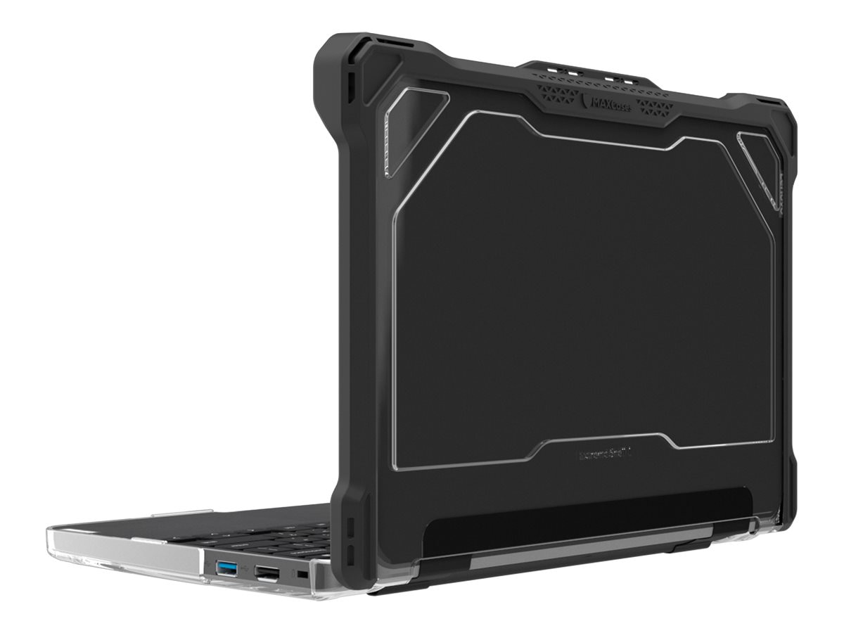 Thumbnail 6 of 16 for MAXCases Extreme Shell-L for Asus 1100 Series 11.6" Win 10/Chrome, BR1100F, Flip CR1, CR1 (Black/Clear)