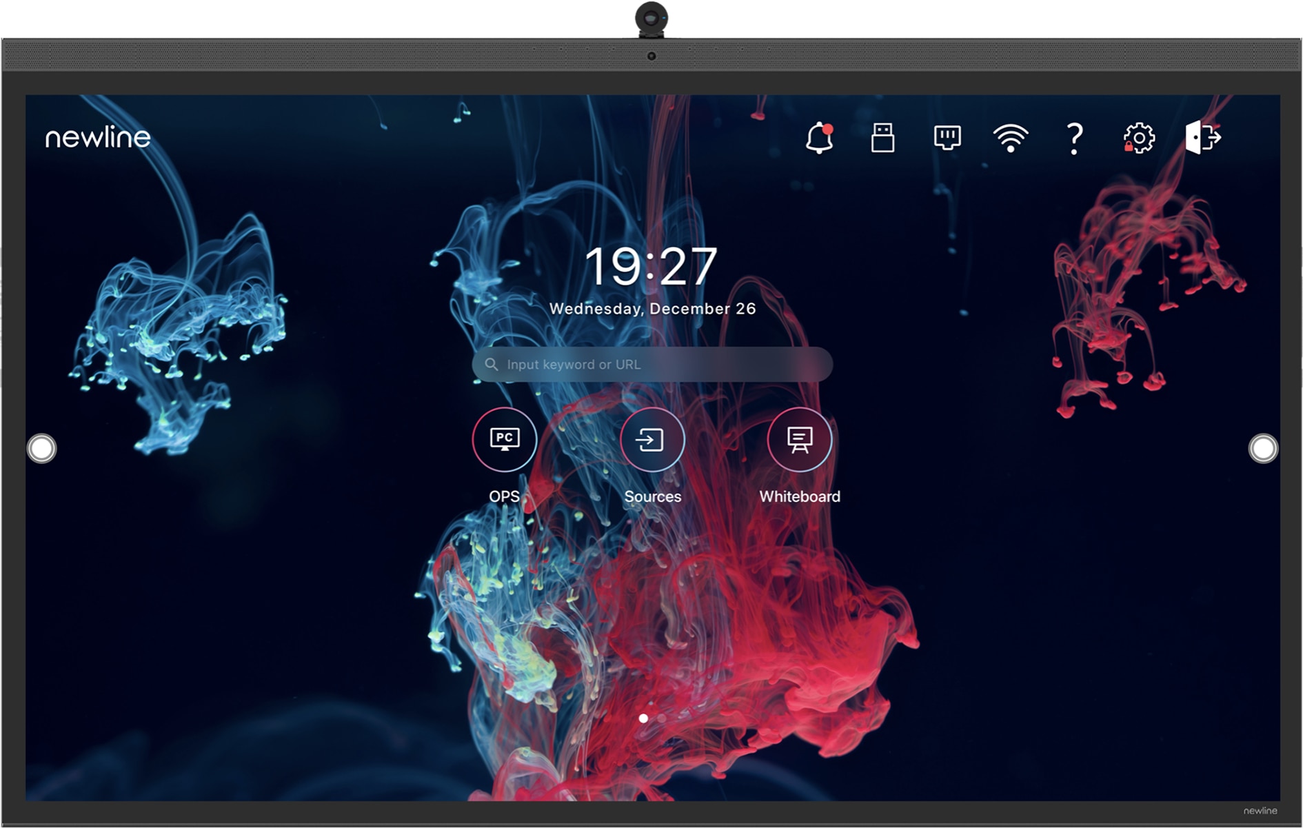 Newline Z-Series 65" 4K UHD Capacitive Touchscreen LED Display with Camera