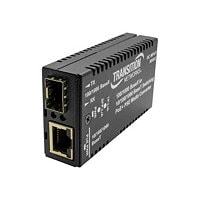 Transition Networks Mini - fiber media converter - 10Mb LAN, 100Mb LAN, Gig