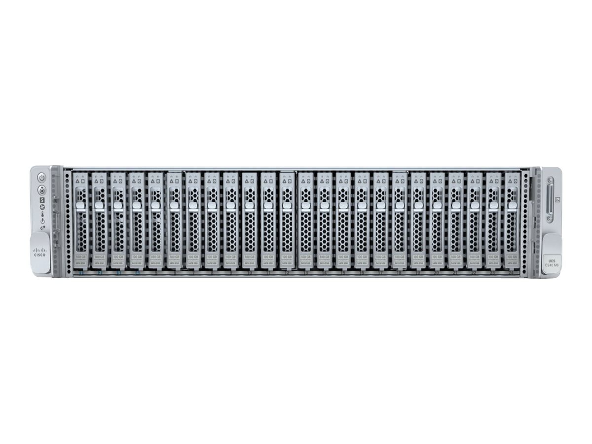 Cisco Hyperflex System HX240c M6 Hybrid - rack-mountable - no CPU - 0 GB - no HDD
