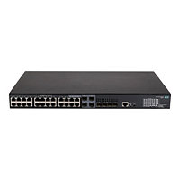 HPE FlexNetwork 5140 24G PoE+ 4SFP+ EI - switch - 28 ports - smart - rack-m