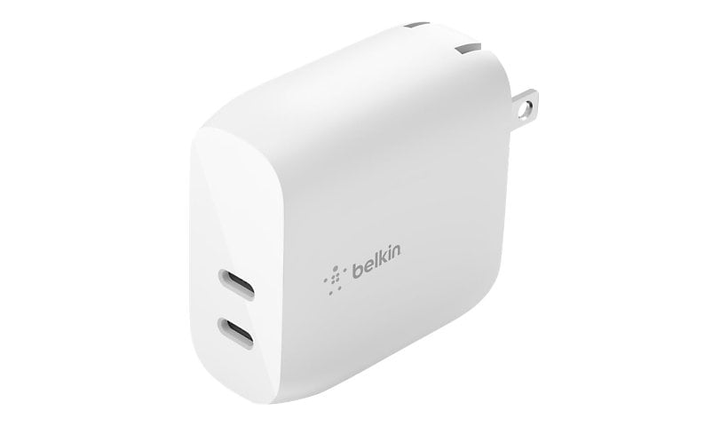 Belkin BOOST CHARGE wall charger - 2 x USB-C - 40 Watt