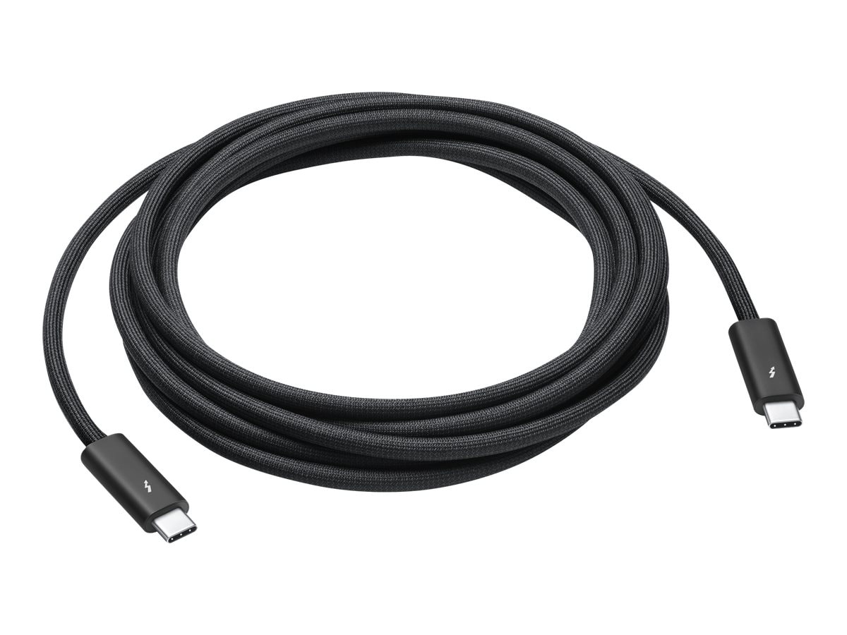 Apple Thunderbolt 4 Pro - USB-C cable - 24 pin to 24 pin USB-C - 10 ft - MWP02AM/A - Audio & Video Cables CDW.com