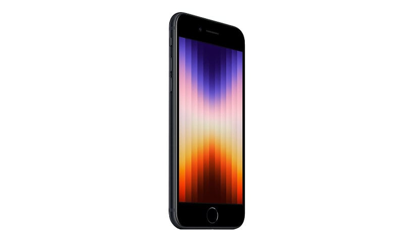 Apple iPhone SE (3rd generation) - midnight - 5G smartphone - 64 GB - GSM