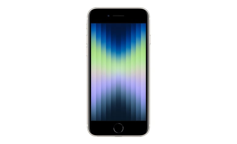 Apple iPhone SE (3rd generation) - starlight - 5G smartphone - 64 GB - GSM  - MMX63LL/A - Cell Phones - CDW.com