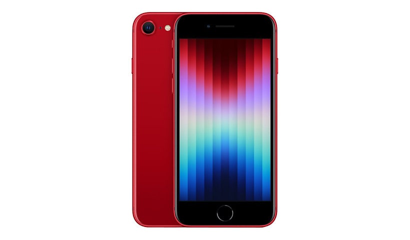Apple iPhone SE (3rd generation) - (PRODUCT) RED - red - 5G smartphone - 64 GB - GSM