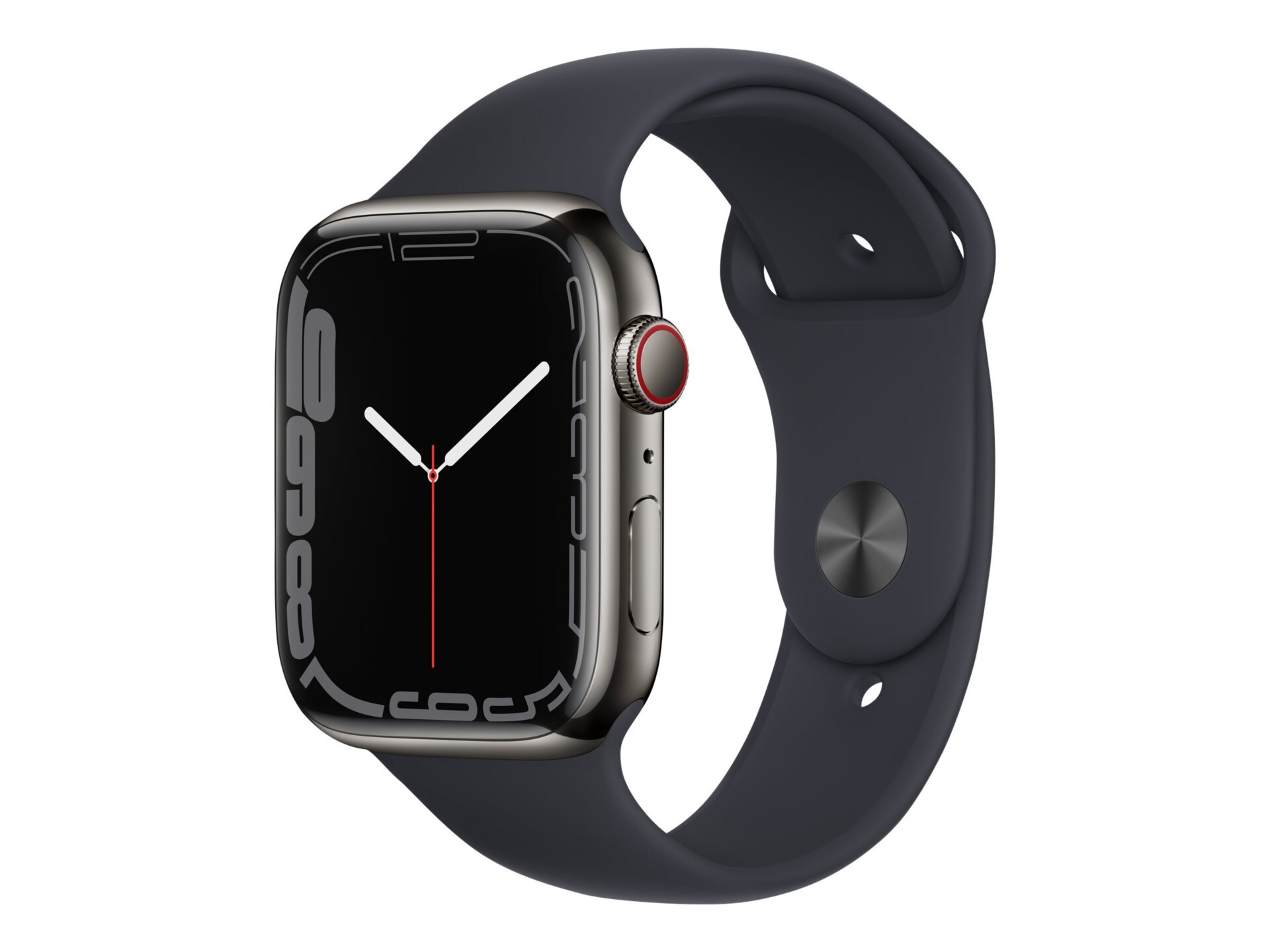 Apple Watch Series 7 (GPS + Cellular) - graphite stainless steel - 45 mm