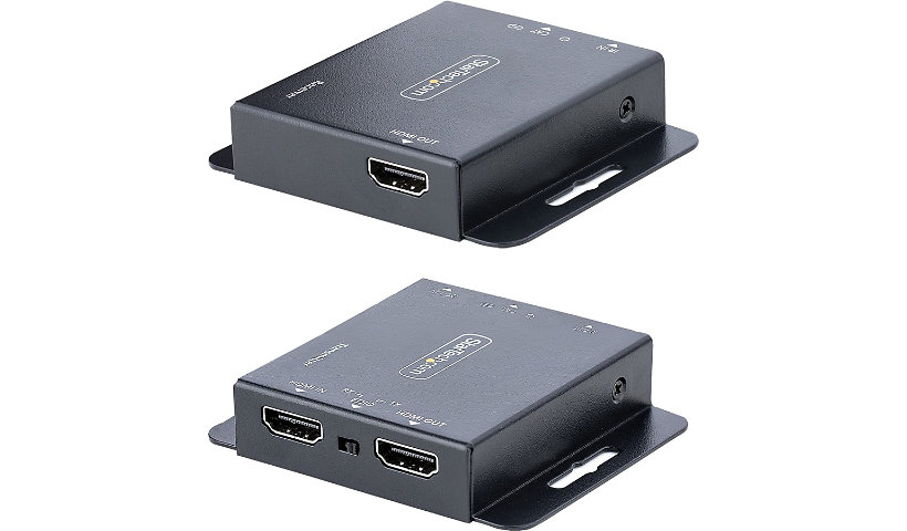 StarTech.com 4K HDMI Extender over CAT6/CAT5 Ethernet Cable, 4K 30Hz or 1080p 60Hz Video Extender