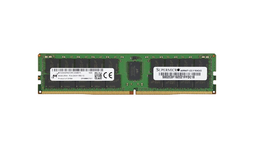 Micron - DDR4 - module - 64 Go - DIMM 288 broches - 2933 MHz / PC4-23400 - mémoire enregistré