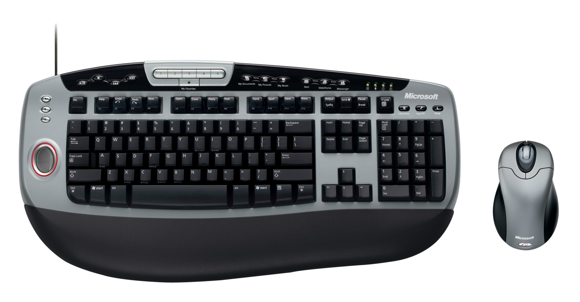 Microsoft Wired Optical Desktop with Fingerprint Reader