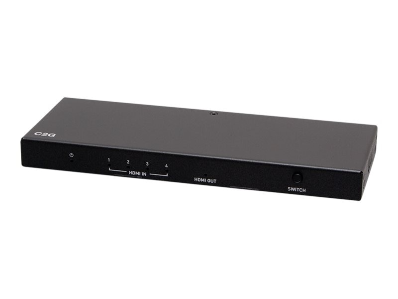 C2G 4-Port HDMI Switch - 4K HDMI Video Switch Box