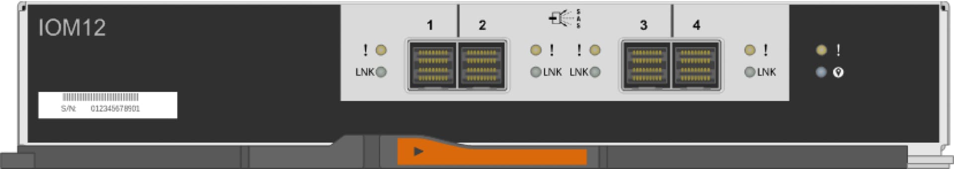NetApp IOM12 - storage controller - SAS 12Gb/s