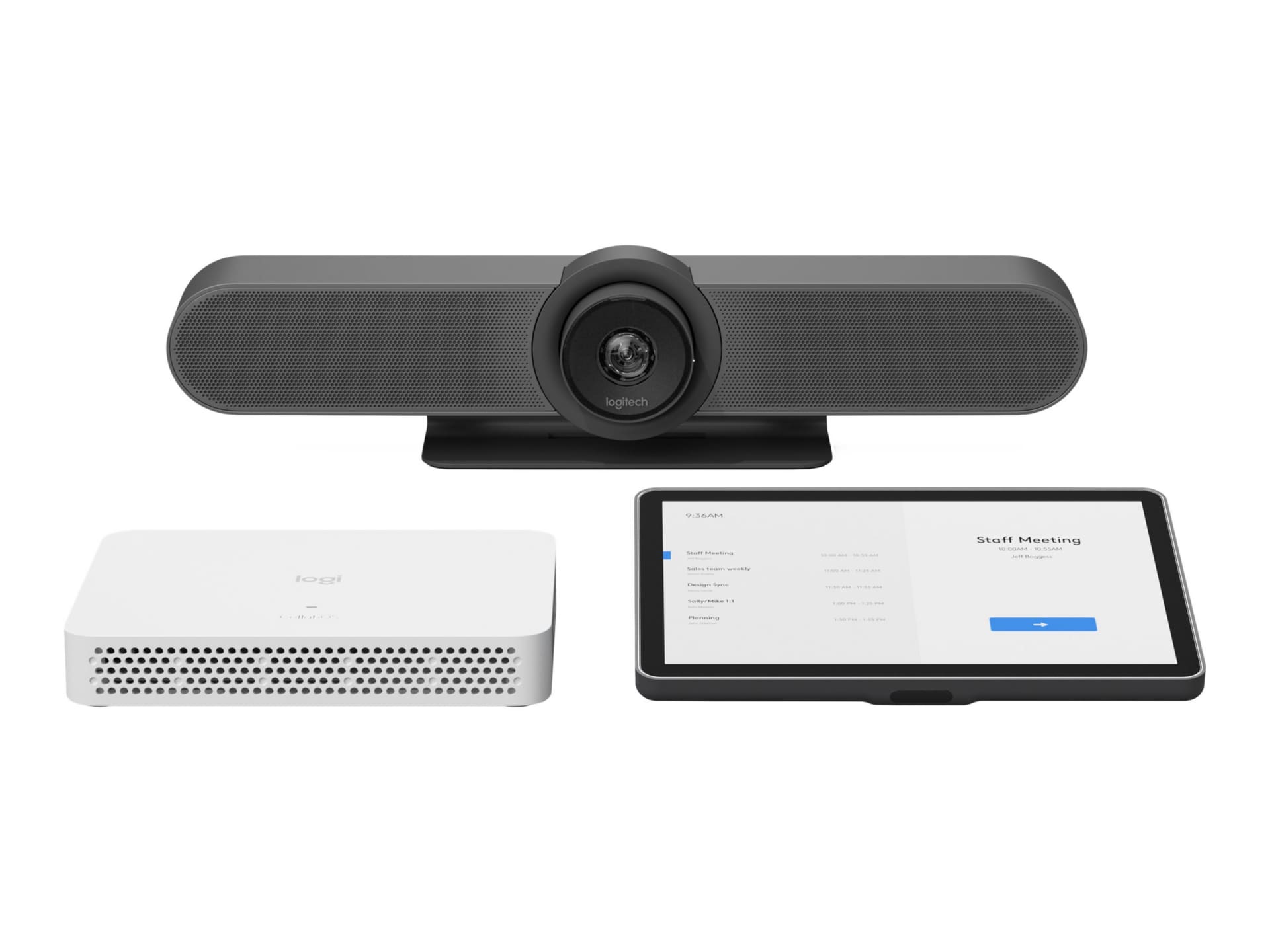 Logitech RoomMate + MeetUp + Tap IP - video conferencing kit - 991-000408 - Video Conference Systems