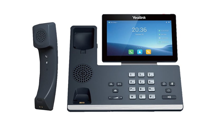 Yealink SIP-T58W PRO - VoIP phone - with Bluetooth interface with caller ID - 10-party call capability