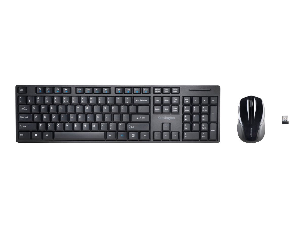 Kensington Pro Fit Low-Profile Desktop Set - keyboard and mouse set - US In